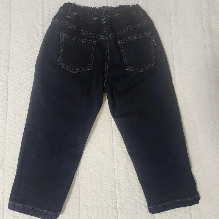 [SOLD OUT] 캉골키즈_브러시드 배기핏 데님팬츠 QD 0002 블루