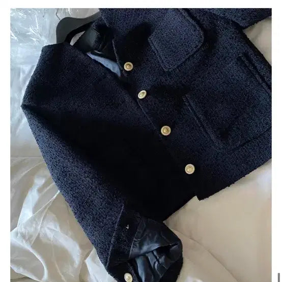 [SOLD OUT] <플립> 트위드자켓 네이비 새제품