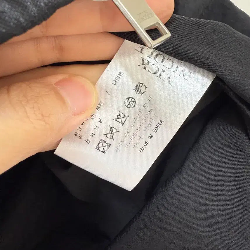 [SOLD OUT] 닉앤니콜 오버사이즈 점퍼 블랙