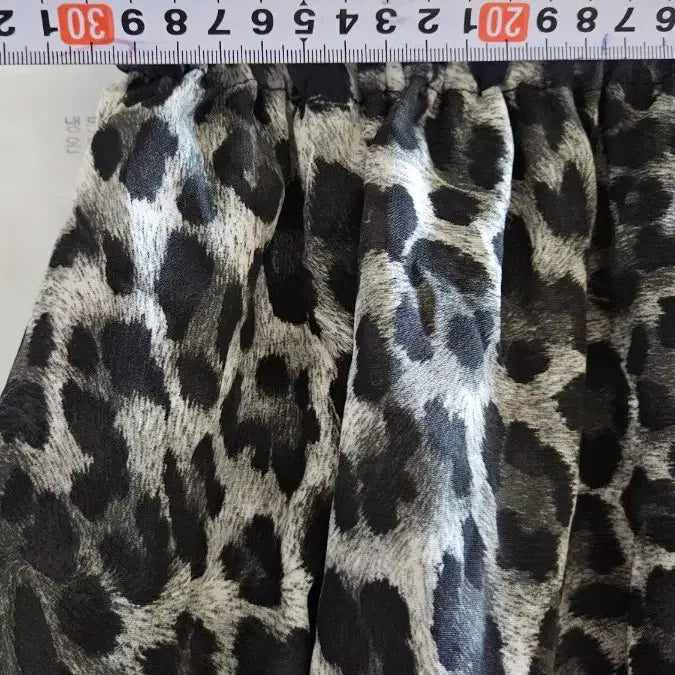 [BUNJANG] Leopard Print Frill Mini Skirt / 레오파드 프릴 미니 스커트