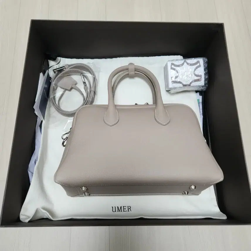 [BUNJANG] YUMER TR Boston Bag Top Beige (Inner Bag Included) / 유메르 TR보스턴백 토프베이지(이너백 증정)