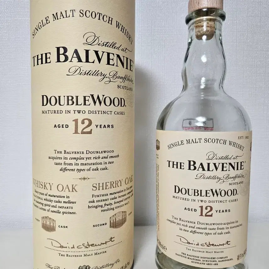 [BUNJANG] Balvenie 12 Year Doublewood Scotch Whisky Empty Bottle / 발베니 BALVENIE 12년 더블우드 양주 위스키 공병 빈병 술병
