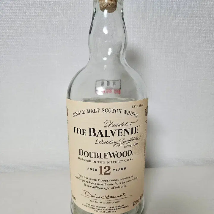 [BUNJANG] Balvenie 12 Year Doublewood Scotch Whisky Empty Bottle / 발베니 BALVENIE 12년 더블우드 양주 위스키 공병 빈병 술병