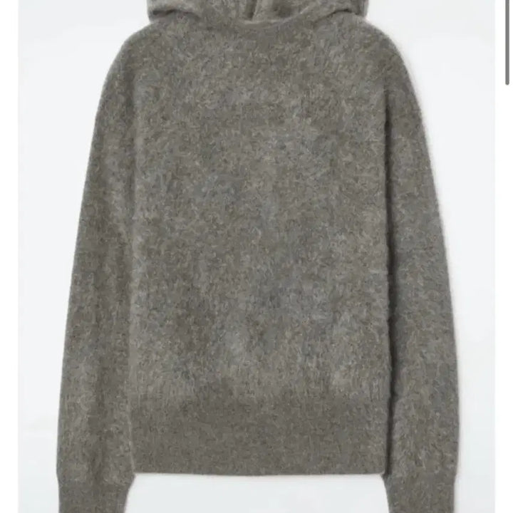 [BUNJANG] COS Brushed Cashmere Hooded Knit Sweater / cos 브러쉬드 캐시미어 후드 니트 (100% 캐시미어) 그레이