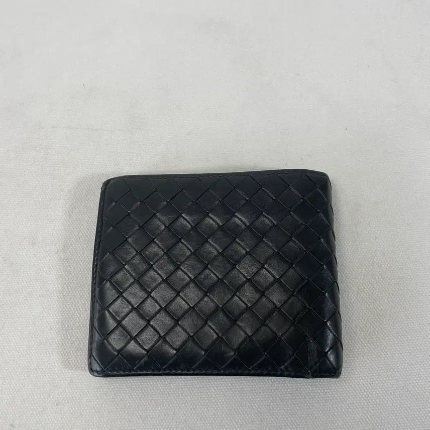 [SOLD OUT] [블랙] 보테가베네타 인트레치아토 반지갑 남자지갑