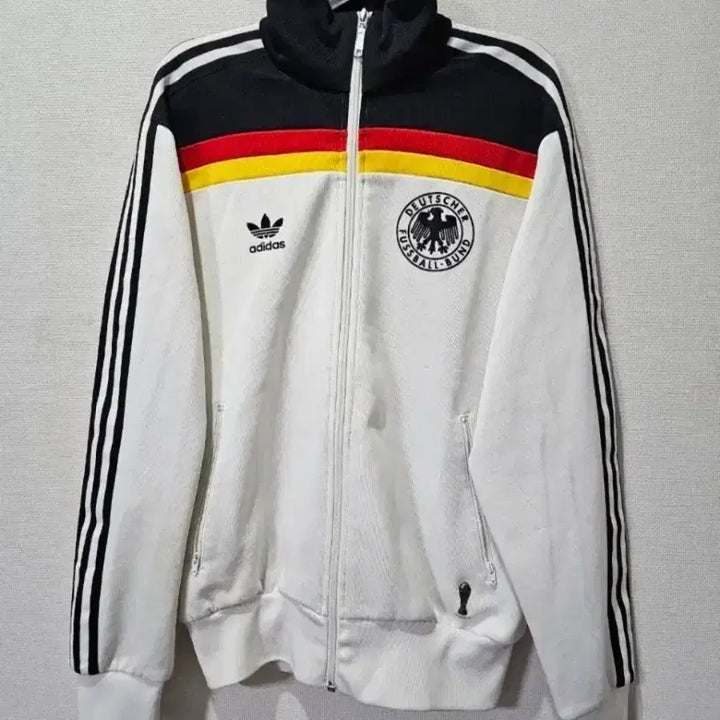 [BUNJANG] Adidas Germany Track Top Full Zip Jacket Jersey Size 95 / M / 아디다스 대장 독일 트랙탑 져지집업 95 / M
