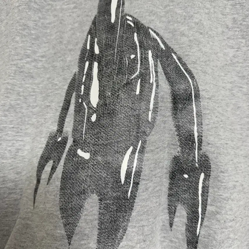 [BUNJANG] Juun.J BTS Futura Gray Hoodie M / 준지 bts 퓨추라 그레이 후드티 m