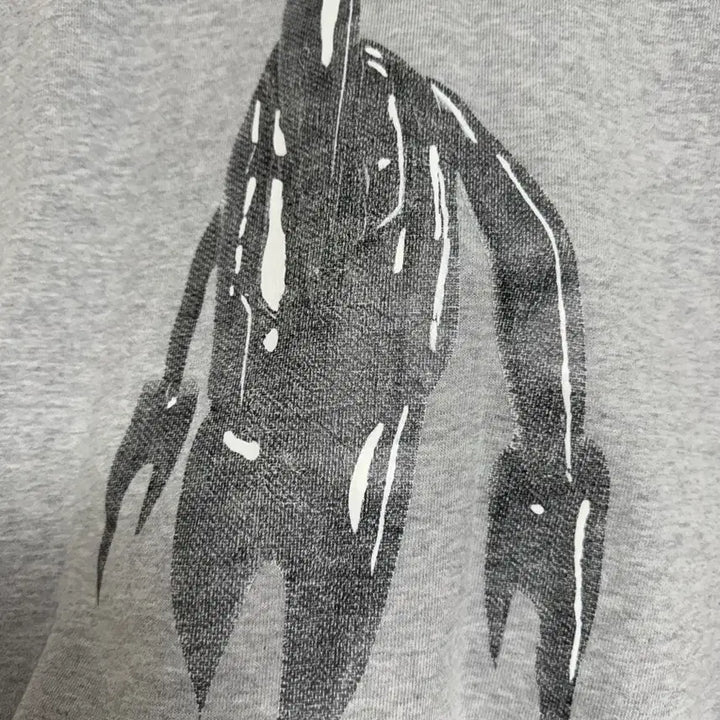 [BUNJANG] Juun.J BTS Futura Gray Hoodie M / 준지 bts 퓨추라 그레이 후드티 m