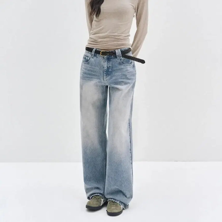 [BUNJANG] Dekete Signature Low Rise Wide Jeans / (새상품) 데케트 데님 Signature Low Rise Wide Jea