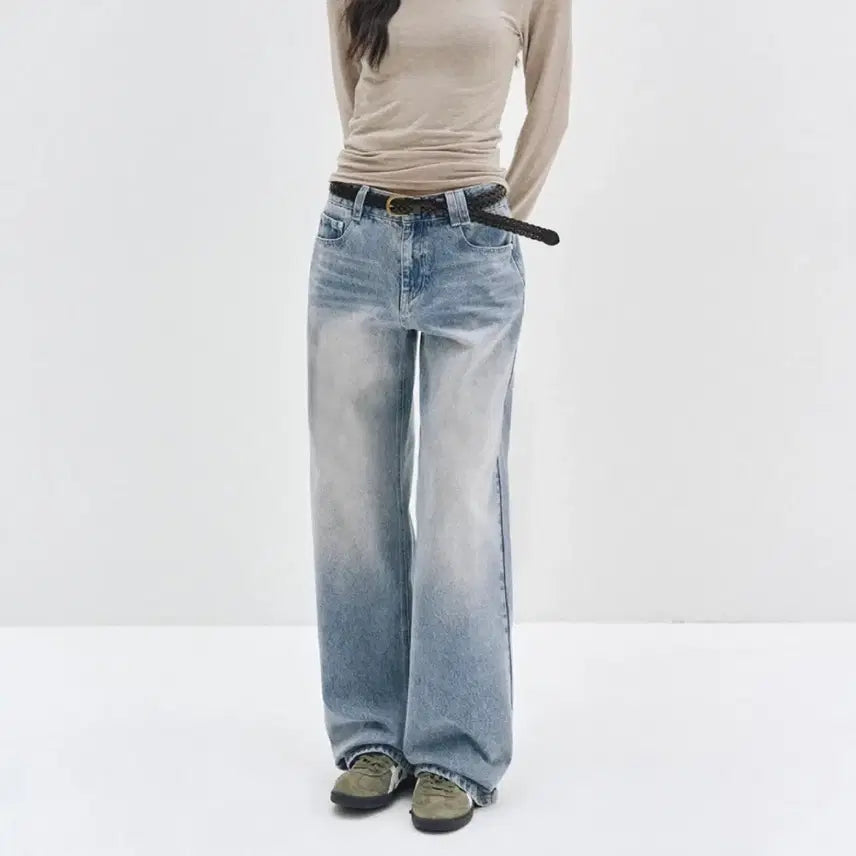 [BUNJANG] Dekete Signature Low Rise Wide Jeans / (새상품) 데케트 데님 Signature Low Rise Wide Jea
