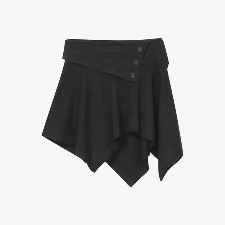 [BUNJANG] Miseki Seoul Asymmetrical Mini Skirt Black / 새제품 택O) 미세키서울 언발란스 미니 스커트 블랙 1