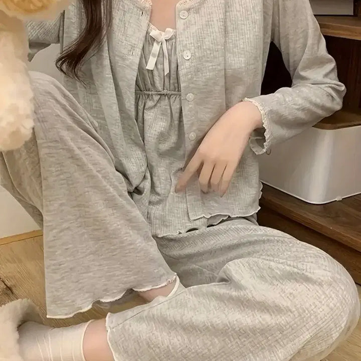 [BUNJANG] Lace Trim Women&