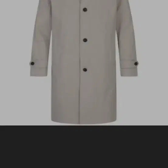 [BUNJANG] Ziozia Semi-Oversized Beige Trench Coat / 지오지아 세미오버핏 트렌치코트