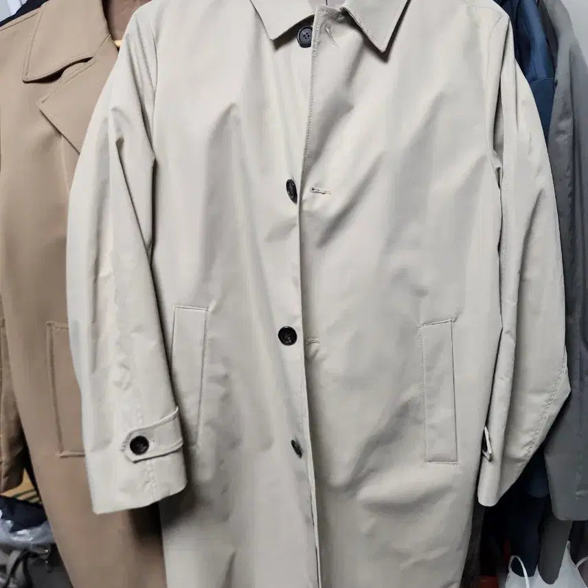 [BUNJANG] Ziozia Semi-Oversized Beige Trench Coat / 지오지아 세미오버핏 트렌치코트