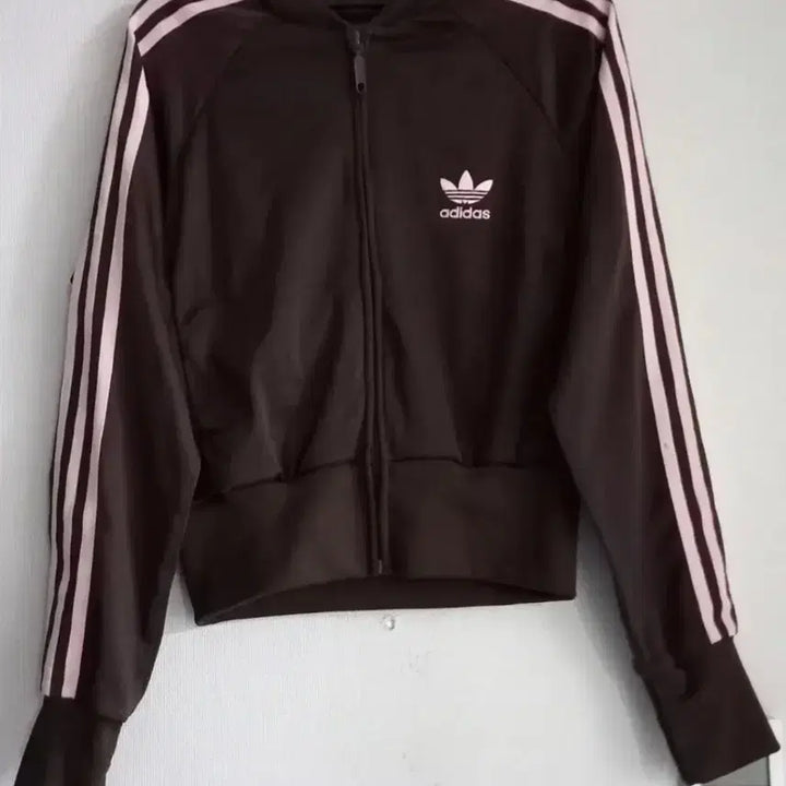 [BUNJANG] Adidas Track Top Jersey Brown Pink Chocolate / 아디다스 대장급  브라운 핑크 초코 트랙탑 저지 져지집업 85~90