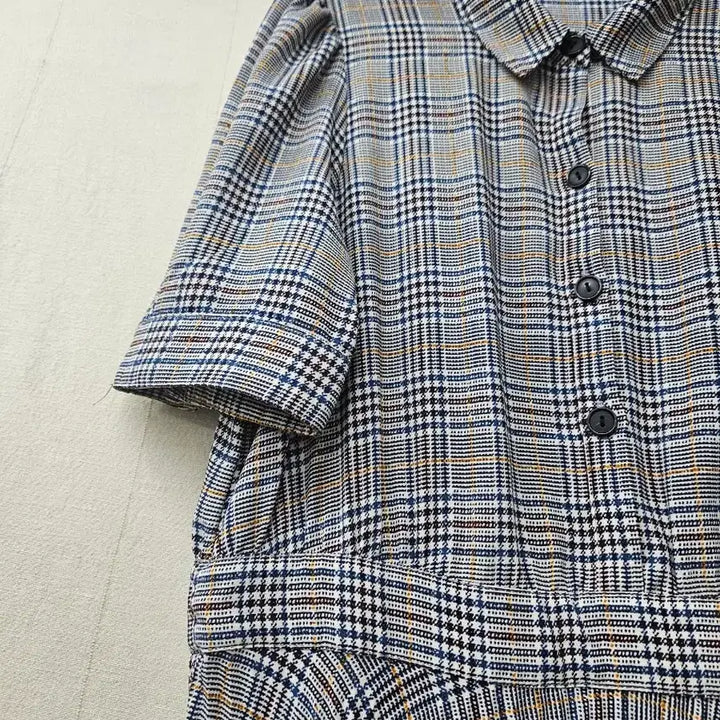 [BUNJANG] ZARA Check Pleated Long Dress / 자라  체크 플리츠롱원피스  95