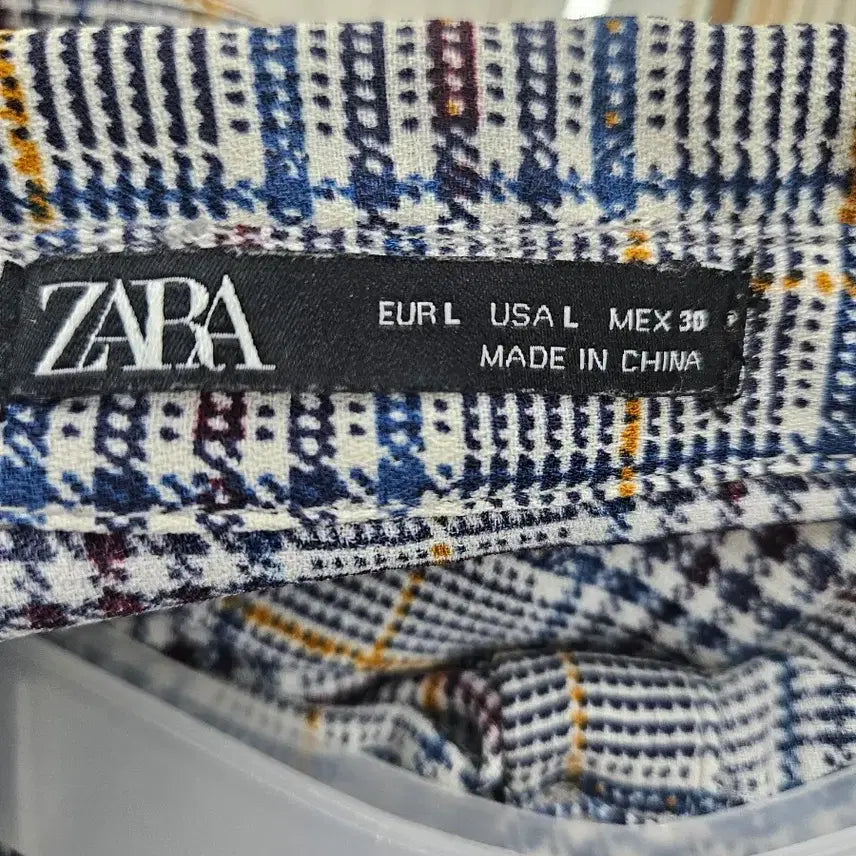 [BUNJANG] ZARA Check Pleated Long Dress / 자라  체크 플리츠롱원피스  95