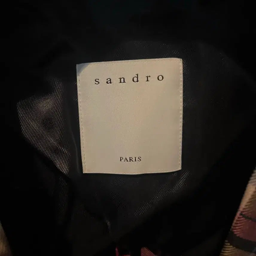 [BUNJANG] Sandro Check Pattern Jacket / 산드로 체크 패턴 자켓 38