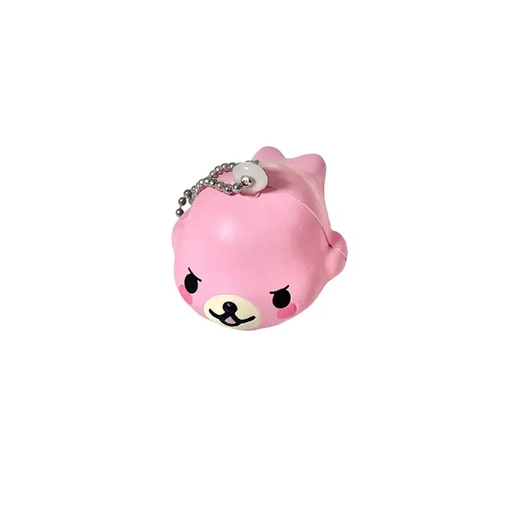 [BUNJANG] San-X Mamegoma Benigoma Squishy Keyring / [고전] 마메고마 베니고마 스퀴시 키링 산엑스 사쿠라고마