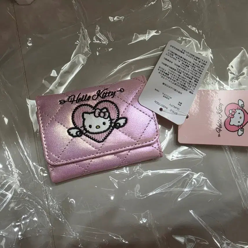 [BUNJANG] Spinns 50th Anniversary Limited Edition Pink Kitty Wallet / spinns 50주년 한정판 콜라보 핑크 키티지갑