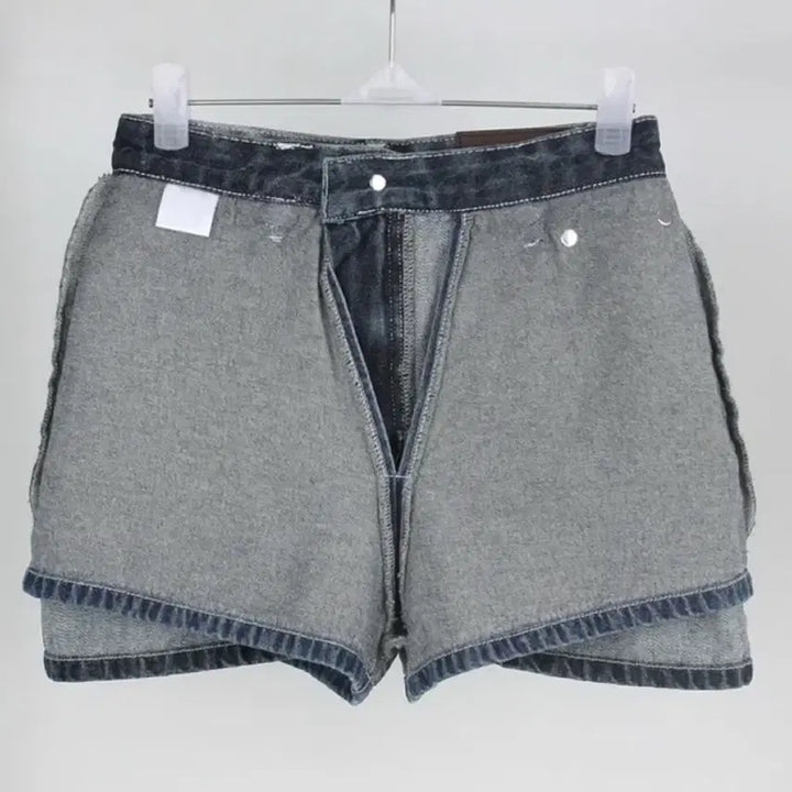 [BUNJANG] Hinic Newjeans Skirt Pants - Dark Blue M / (새상품,반택포)히니크 자체제작 뉴젠 치마 바지 - 진청 M