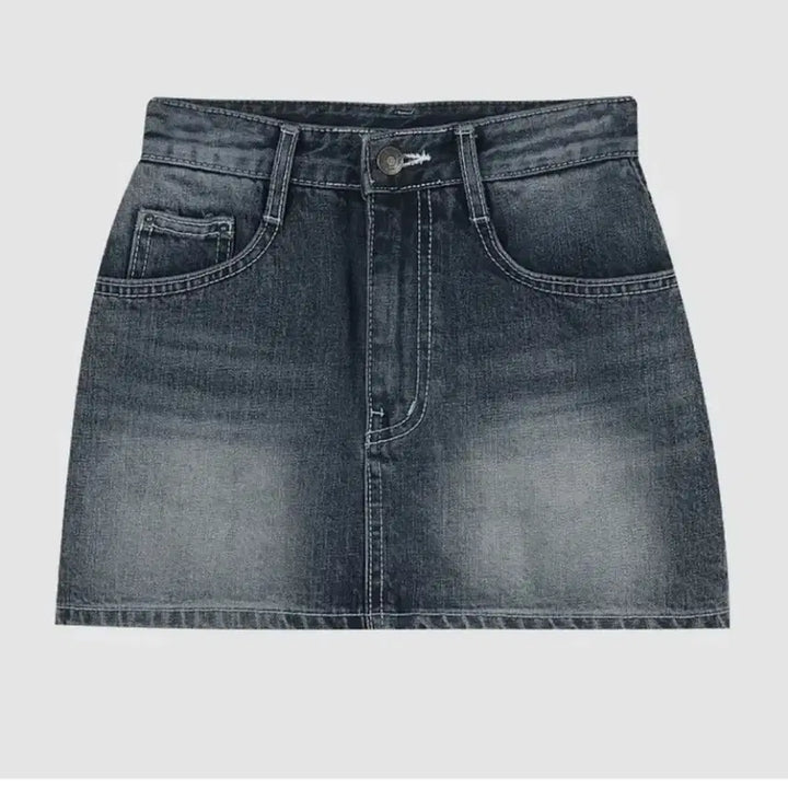 [BUNJANG] Hinic Newjeans Skirt Pants - Dark Blue M / (새상품,반택포)히니크 자체제작 뉴젠 치마 바지 - 진청 M
