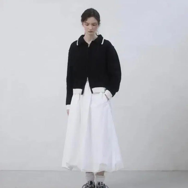 [BUNJANG] 윤슬샵 cotton knit blouson (black) / 윤슬샵 cotton knit blouson (black)