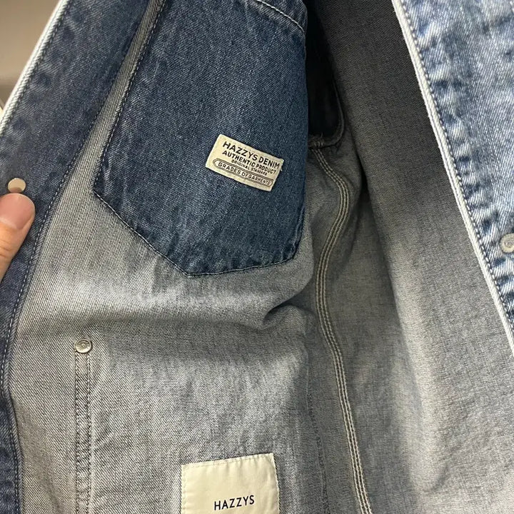 [BUNJANG] Hazzys Denim Chore Jacket (Size 100) / 헤지스 데님 워크자켓 초어자켓 100