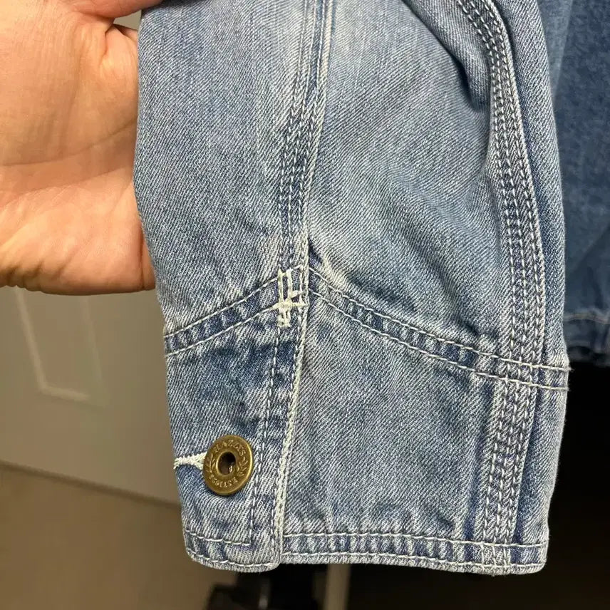 [BUNJANG] Hazzys Denim Chore Jacket (Size 100) / 헤지스 데님 워크자켓 초어자켓 100