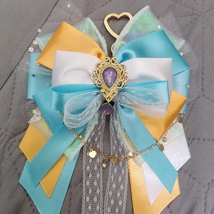 [BUNJANG] Hoshino Gen Inspired Cheer Stick Ribbon Keyring / 주말한정 만오천원 응원봉리본키링 버호시노겐 매드호프 굿즈색상 본떴습니다.