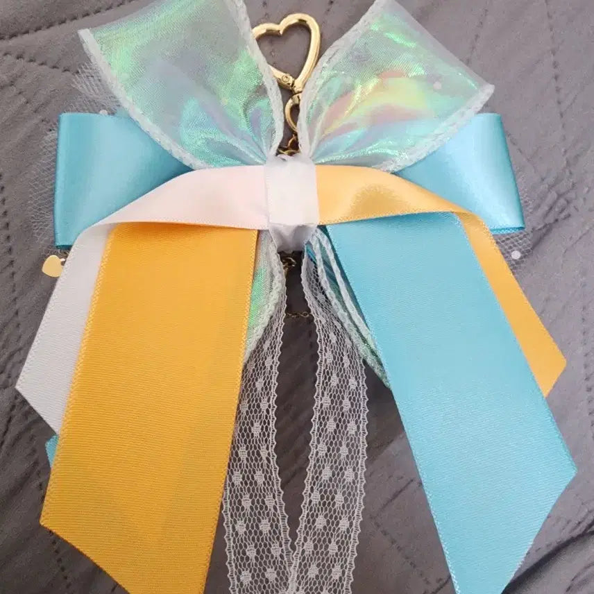 [BUNJANG] Hoshino Gen Inspired Cheer Stick Ribbon Keyring / 주말한정 만오천원 응원봉리본키링 버호시노겐 매드호프 굿즈색상 본떴습니다.