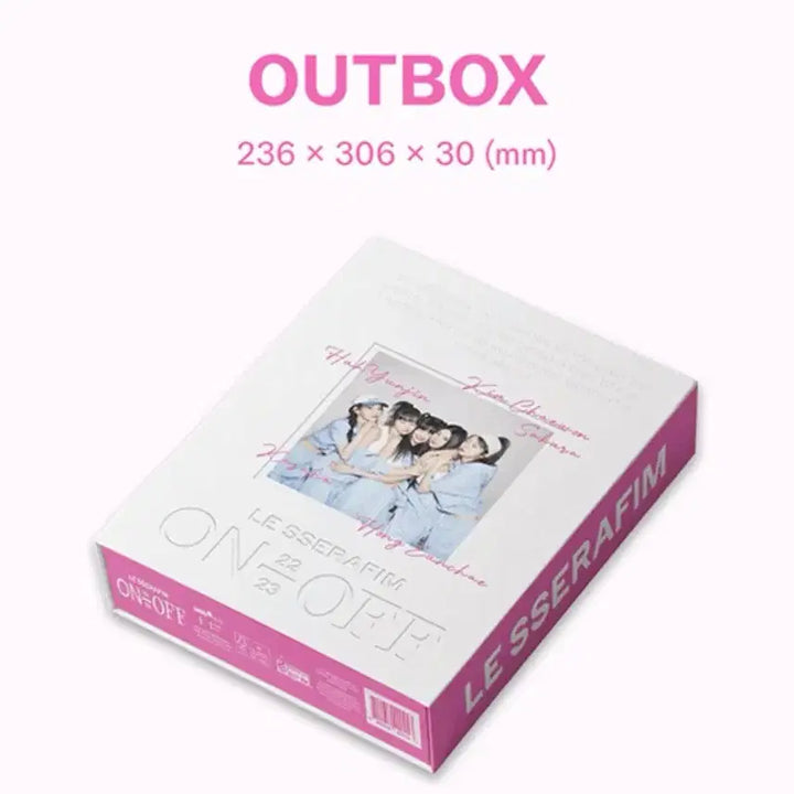[BUNJANG] LE SSERAFIM Photobook DVD Set / 르세라핌 포토북 온오프 디비디 양도 판매 포토카드