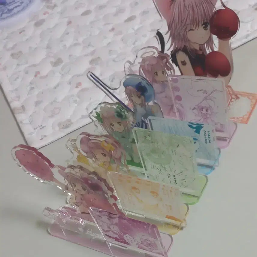 [BUNJANG] Character Chage! Hinamori Amu Diorama Acrylic Stand Bundle / 캐릭캐릭체인지 캐캐체 히나모리 아무 디오라마 아크릴 스탠드 일괄 양도