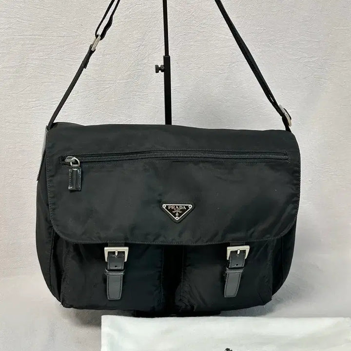 [BUNJANG] Prada Two-Pocket Nylon Messenger Bag / 프라다 투포켓 나일론 포코노 메신저백 남녀공용