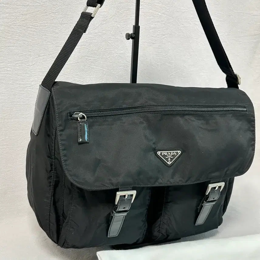[BUNJANG] Prada Two-Pocket Nylon Messenger Bag / 프라다 투포켓 나일론 포코노 메신저백 남녀공용
