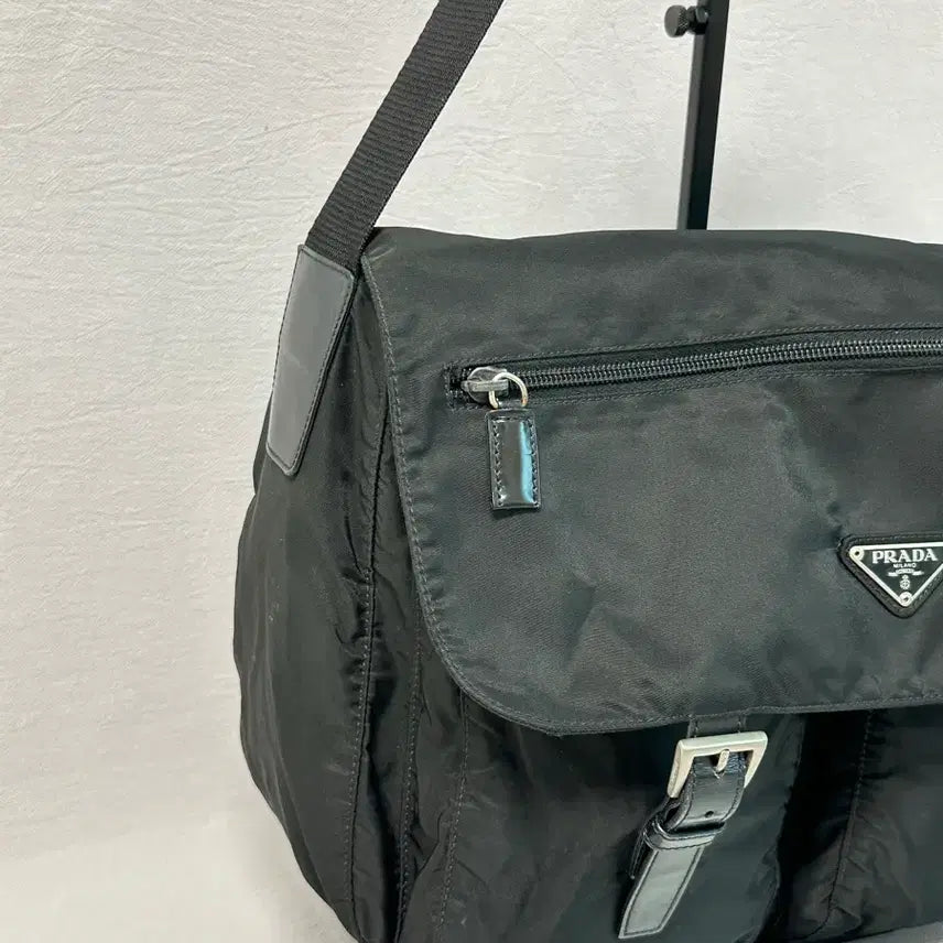 [BUNJANG] Prada Two-Pocket Nylon Messenger Bag / 프라다 투포켓 나일론 포코노 메신저백 남녀공용
