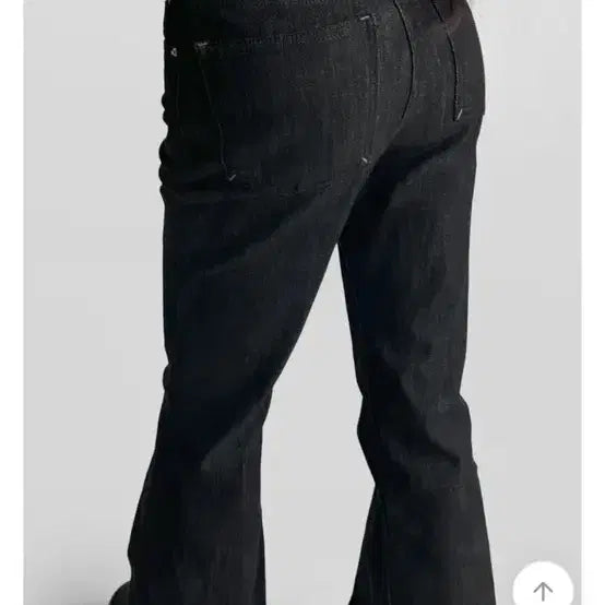 [BUNJANG] Avely Fitci Black Denim Bootcut Pants / 에이블리 핏시 블랙 데님 부츠컷 팬츠 스판 팬츠
