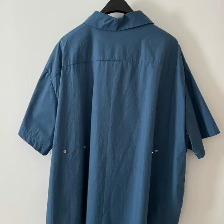 [SOLD OUT] 딥블루 반팔 셔츠 블라우스