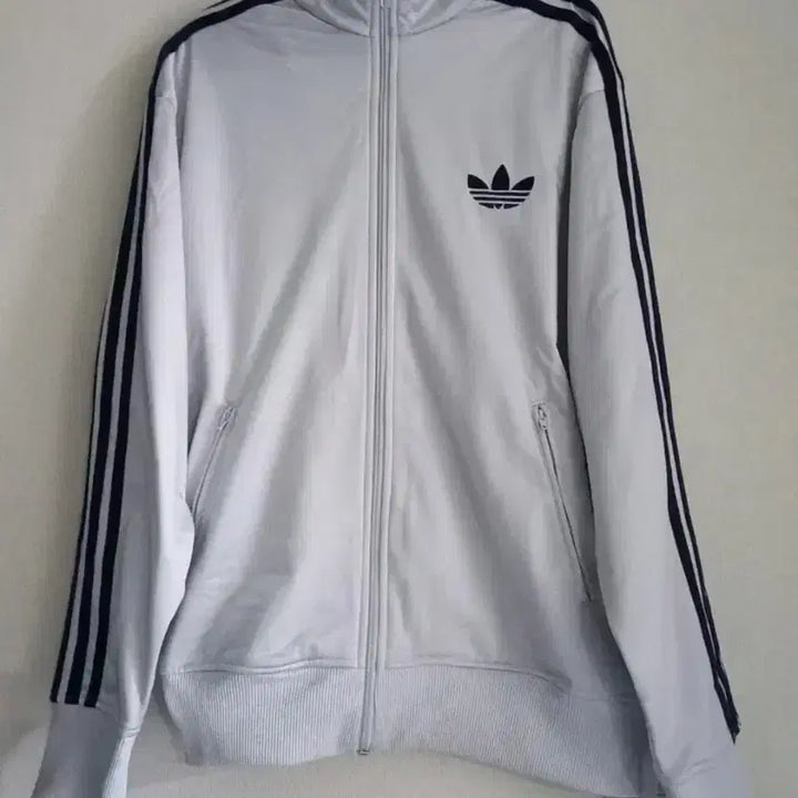 [BUNJANG] Adidas Rare Silver Grey Track Top Jersey / 아디다스 희귀 대장급 실버 그레이 연회색 트랙탑 저지 져지집업 100