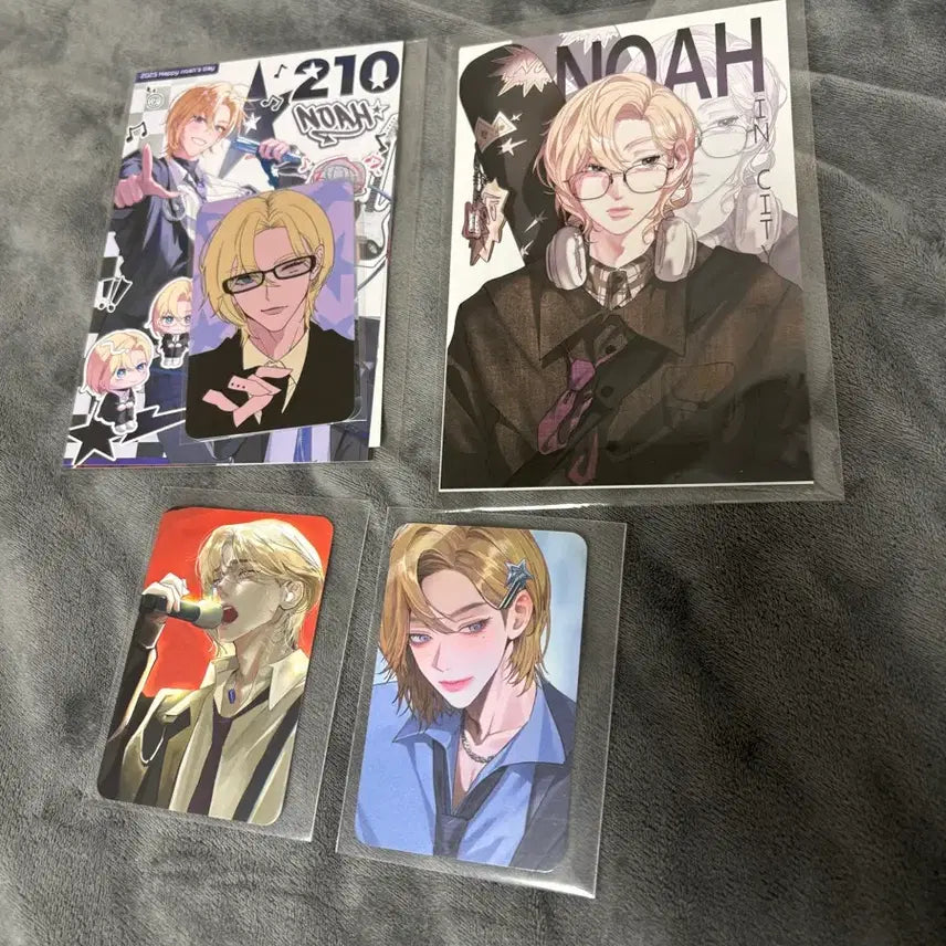 [BUNJANG] PLAVE Noah Unofficial Photocard + Postcard Bundle Set / 플레이브 노아 생일카페 비공굿 포카 + 엽서 생카 특전 럭드