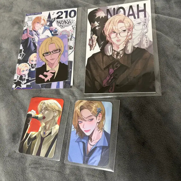 [BUNJANG] PLAVE Noah Unofficial Photocard + Postcard Bundle Set / 플레이브 노아 생일카페 비공굿 포카 + 엽서 생카 특전 럭드