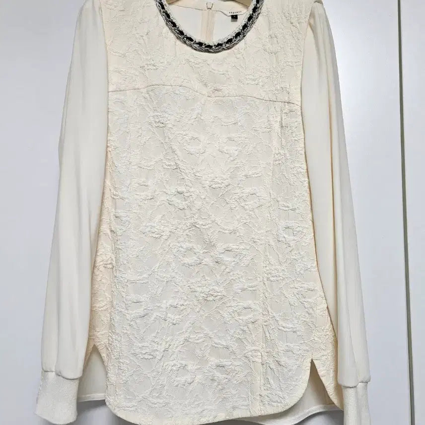 [BUNJANG] Tylen Ivory Blouse (Size 55) / (새상품) 티렌 블라우스 (55)