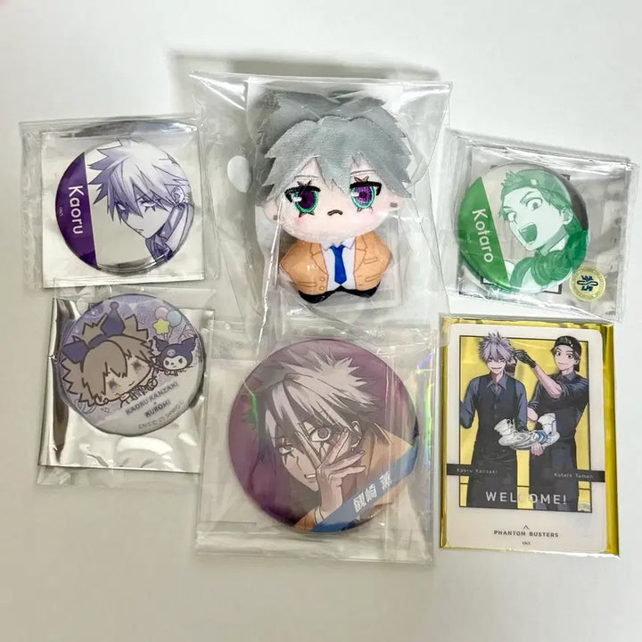 [SOLD OUT] 팬버스 팬텀버스터즈 칸자키 누이 인형 캔뱃지 세트