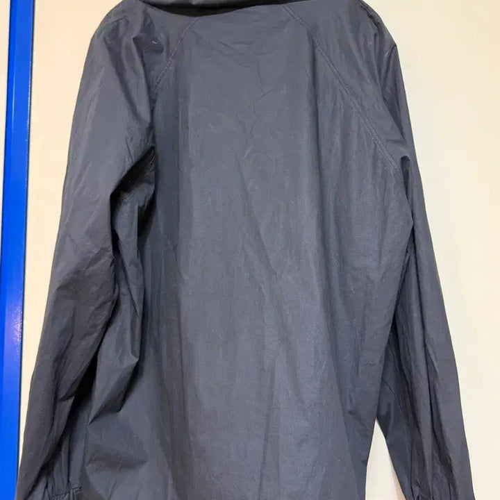 [BUNJANG] Black Anorak Windbreaker Jacket / 블랙 아노락 바람막이