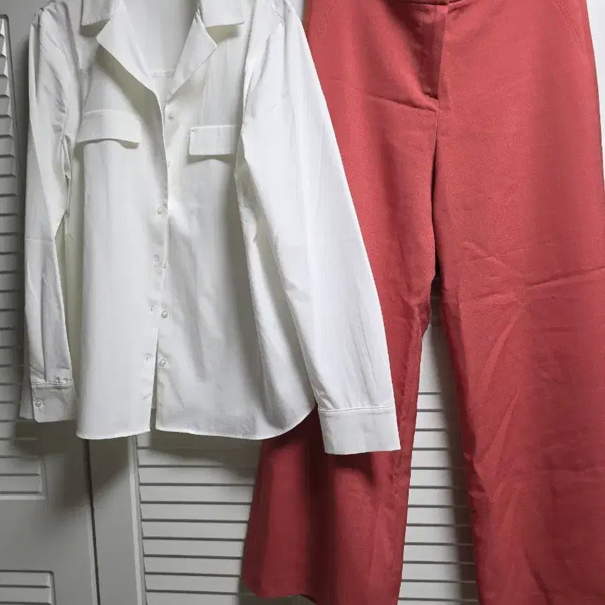 [BUNJANG] CLOVIS &amp; ADD by NICE CLAUP Shirt &amp; Slacks Set / 클로비스 셔츠 &amp; 나이스클랍 슬랙스
