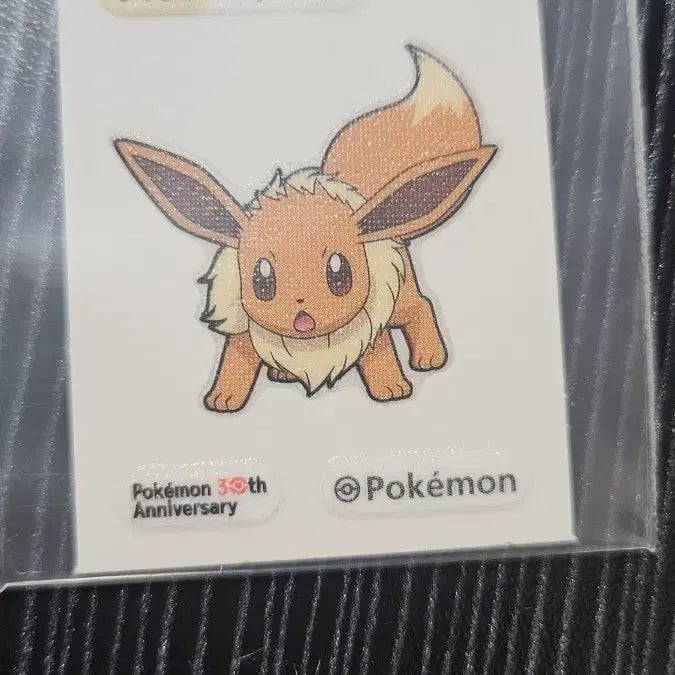 [BUNJANG] Pokemon 30th Anniversary Eevee Sticker / 포켓몬 30주년 이브이 띠부씰