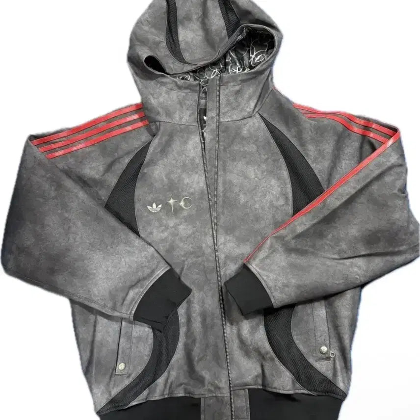 [BUNJANG] THUG CLUB Adidas Hoodie Zip-Up Jacket / [M]아디다스 떠그클럽 THUG CLUB 후드 집업 자켓