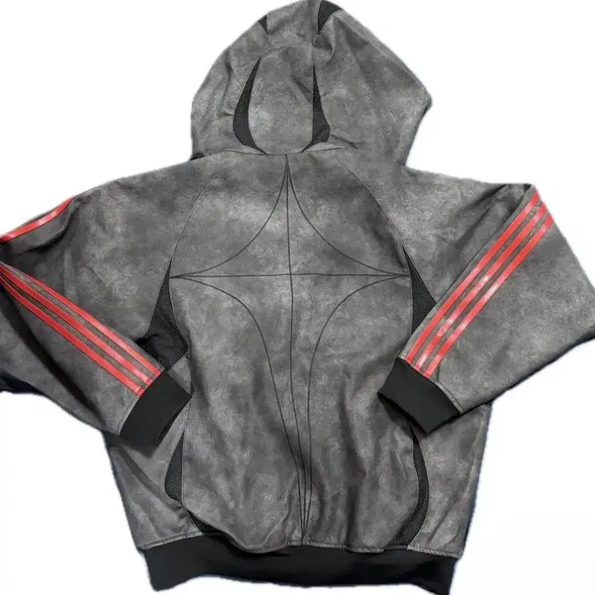 [BUNJANG] THUG CLUB Adidas Hoodie Zip-Up Jacket / [M]아디다스 떠그클럽 THUG CLUB 후드 집업 자켓