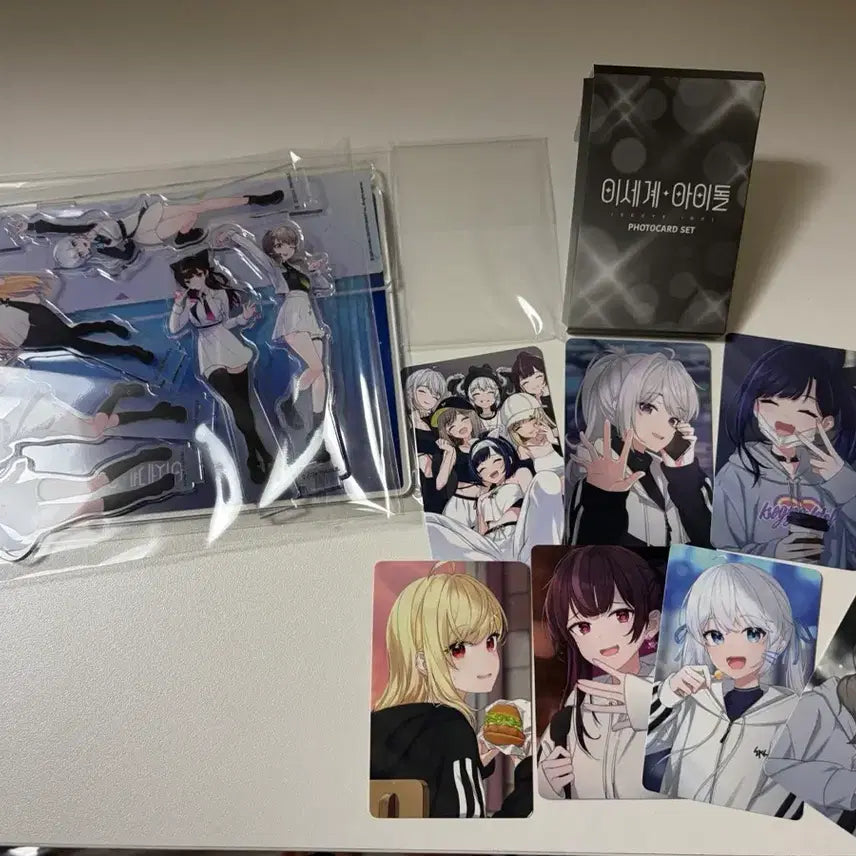 [BUNJANG] Isegye Idol Diorama Acrylic Photocard Bundle Set / 일괄) 이세돌 이세계아이돌 디오라마 아크릴 포토카드