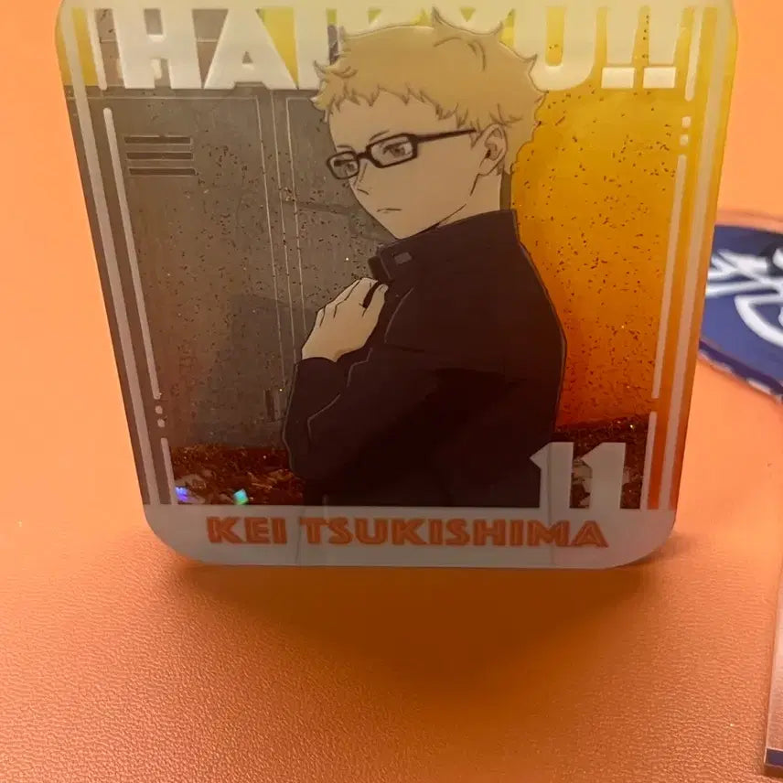 [BUNJANG] Haikyu Tsukishima Kei Acrylic Stand and Block Bundle / 하이큐 츠키시마 케이 아크릴스탠드, 아크릴블록
